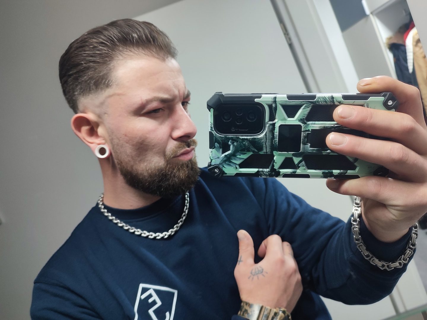 Slick Back mit Fade